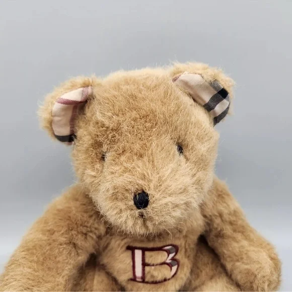 Authentic Burberry Teddy Bear Nova "B" Plush Beige 9" Stuffed Animal - Picture 5 of 13